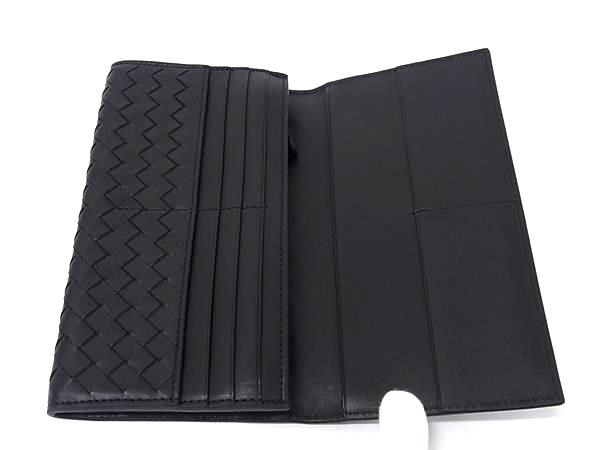 Bottega Veneta Intrecciato Leather Bifold Long Wallet Billfold Coin Purse