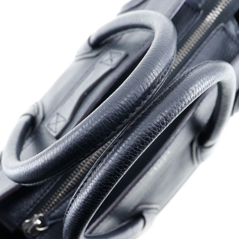 Celine Luggage Micro Shopper 167793 Calf Black Ladies Handbag