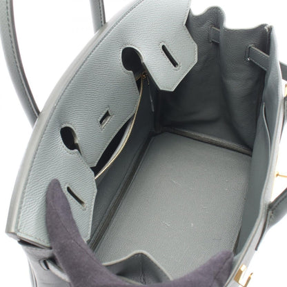 Hermes Handbag Birkin 30 Leather Veil Amand Gray — view 3