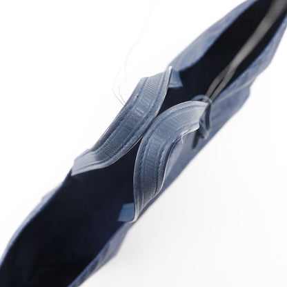 Bottega Veneta Bottega Veneta Intreccio Illusion Nylon Navy Blue Unisex Tote Bag