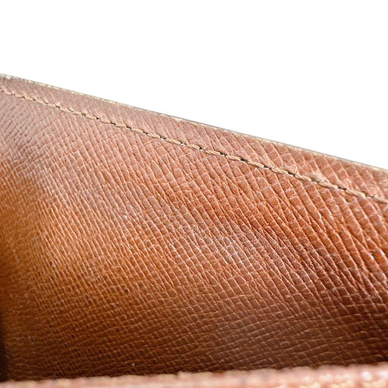 Louis Vuitton M61675 Monogram Portefeuille Marco Fold Wallet Louis Vuitton Brown