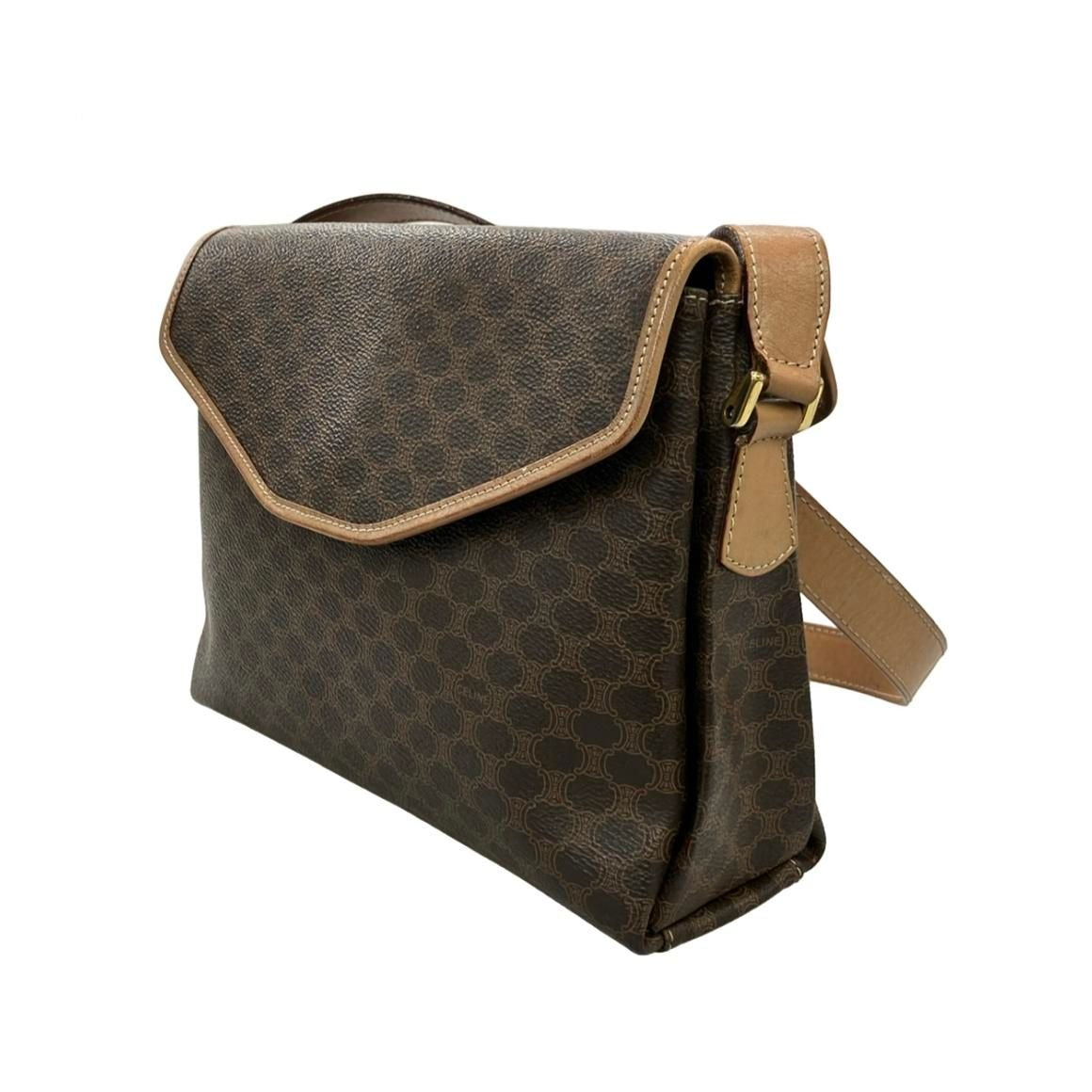 Celine Shoulder Bag Crossbody Macadam Brown And Others — view 3