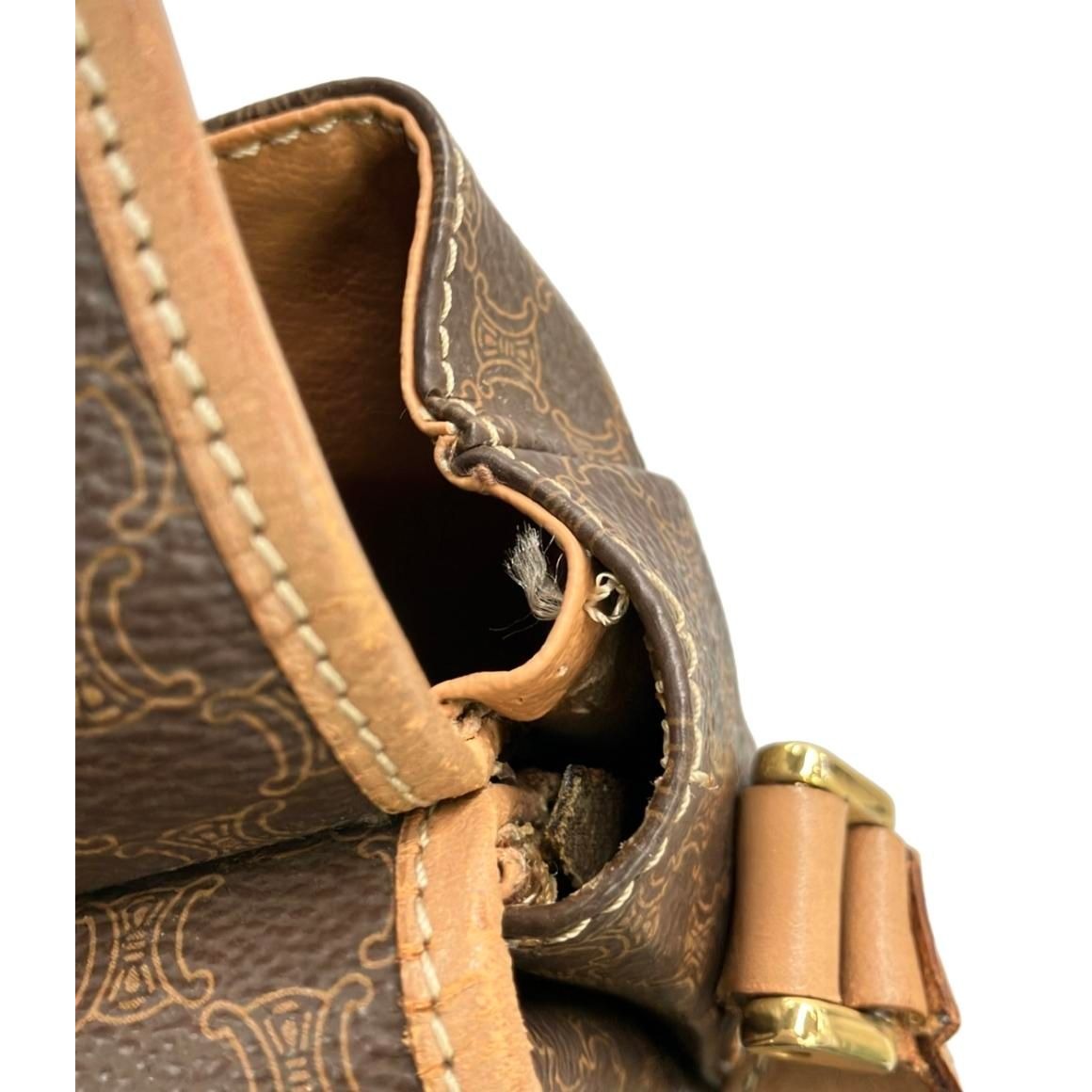Celine Shoulder Bag Crossbody Macadam Brown And Others — view 9