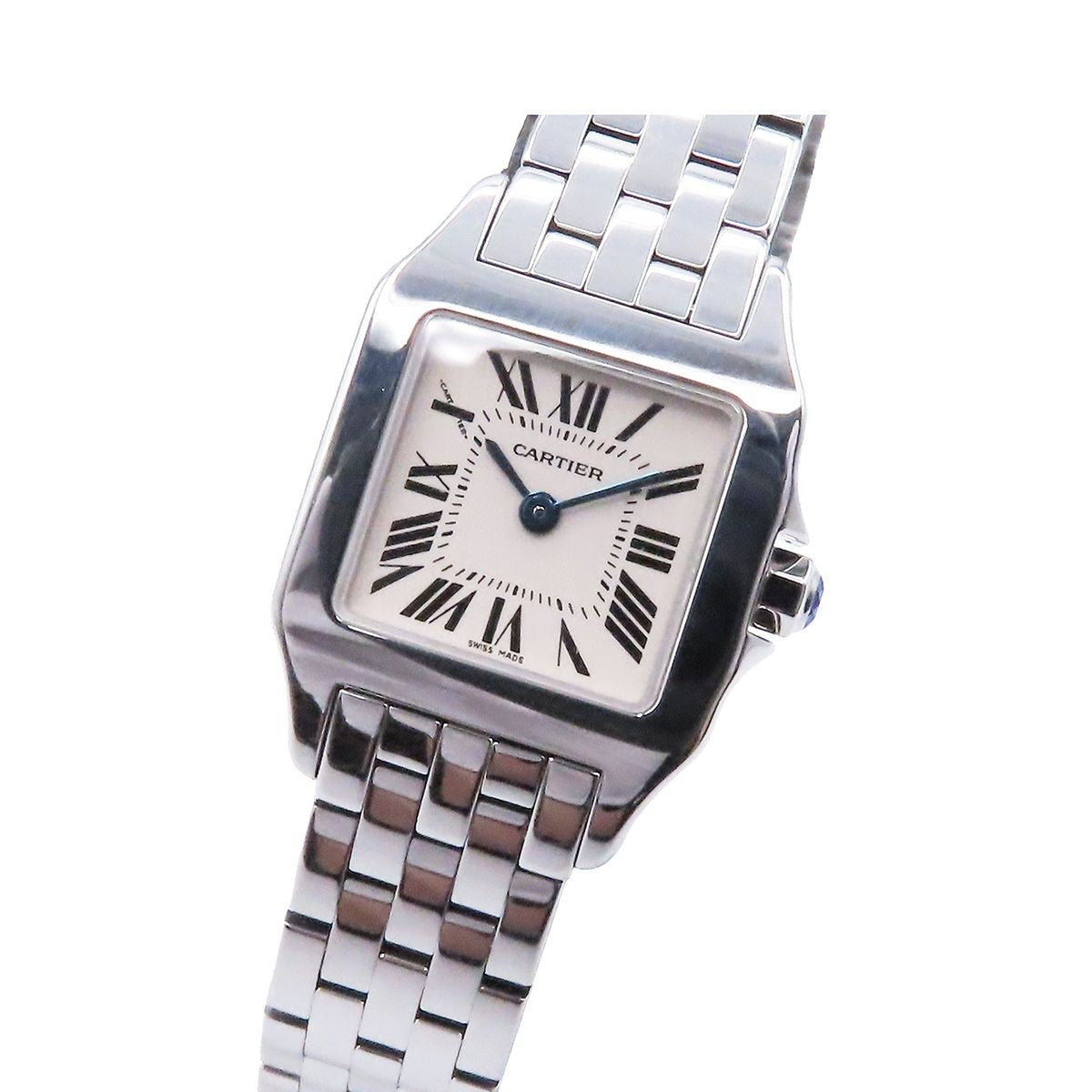 Cartier Santos Demoiselle Ivory Stainless Steel Watch Quartz
