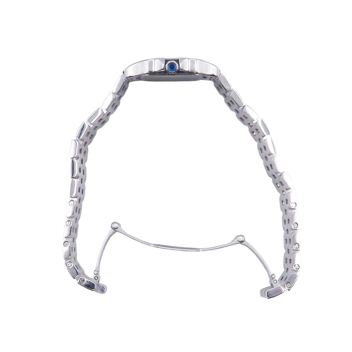 Cartier Santos Demoiselle Ivory Stainless Steel Watch Quartz — view 3