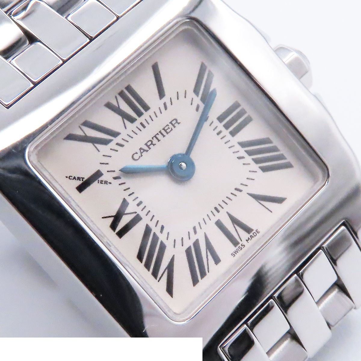 Cartier Santos Demoiselle Ivory Stainless Steel Watch Quartz — view 5