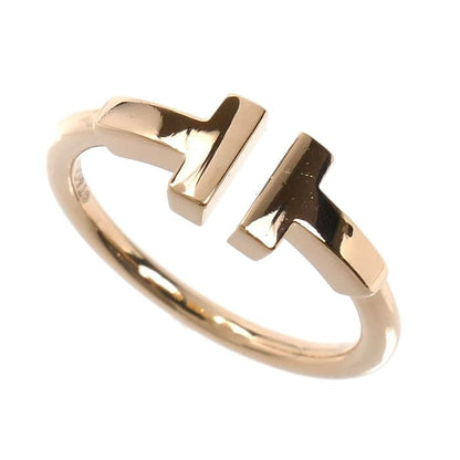 Tiffany & Co. 18K Pink Gold T Wire Ring
