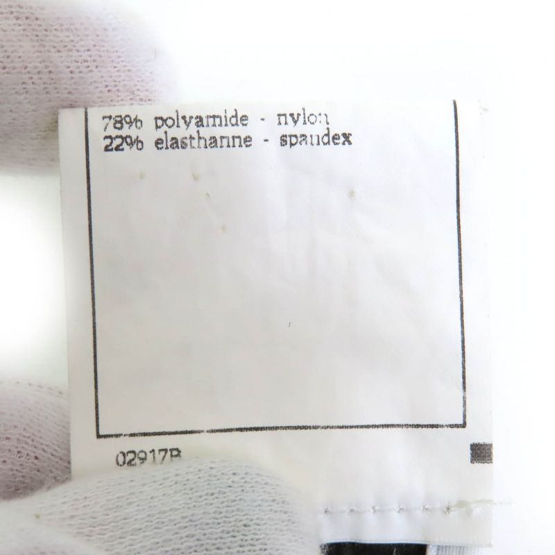 CHANEL Vintage P95 Po5010 Coco Mark Logo Pumps Total Pattern Crewneck Cropped