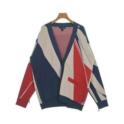 Louis Vuitton Cardigan Nylon Wool Navy Beige Red
