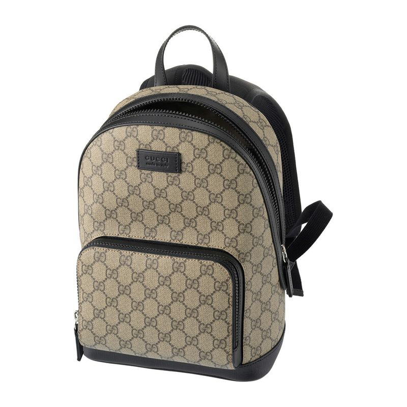Gucci Backpack Sac GG Supreme Beige/black