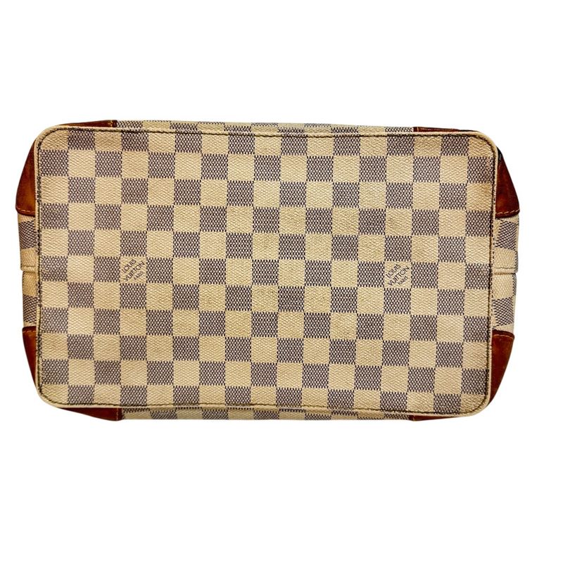 Louis Vuitton N51207 Hampstead PM Tote Damier Azure Handbag Bag Cabasn Brand