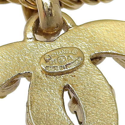 Chanel Gripore Coco Mark Gold Plated And Rhinestone 01A Ladies 31.0g Necklace