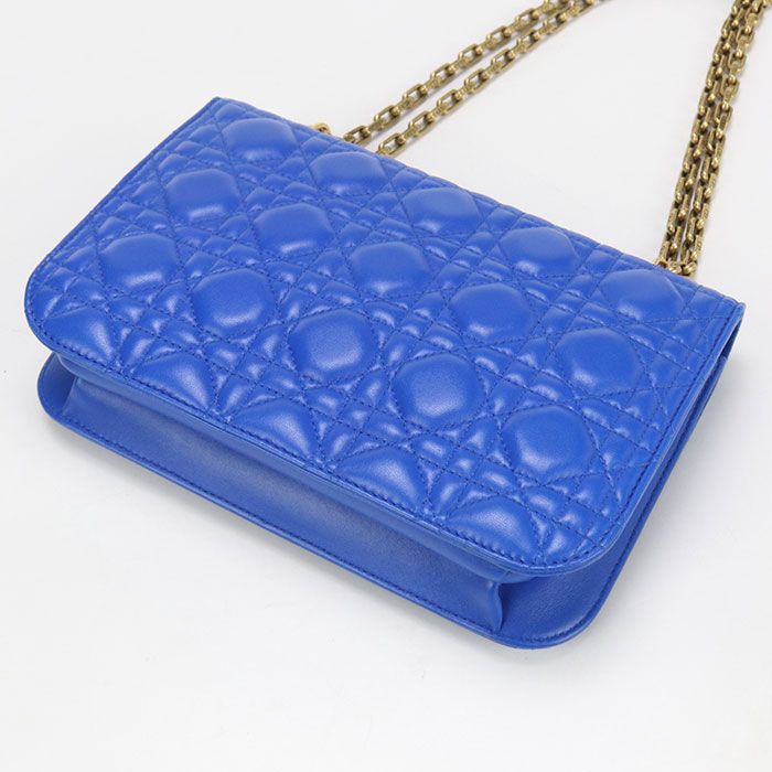 DIOR Chain Addict Shoulder Bag Lambskin Women's