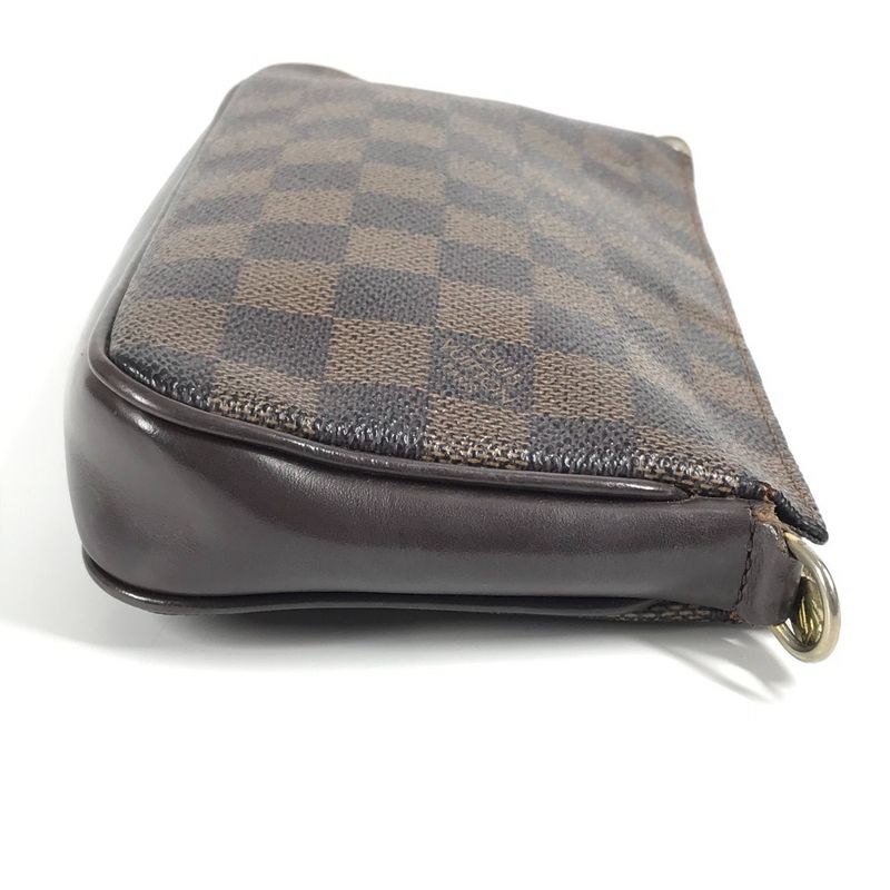 Louis Vuitton Shoulder Bag Navona N51983 Damier Canvas Ebène Brown