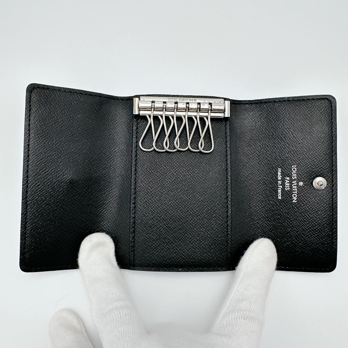 Louis Vuitton Damier Graphite 6 key Case Multicles