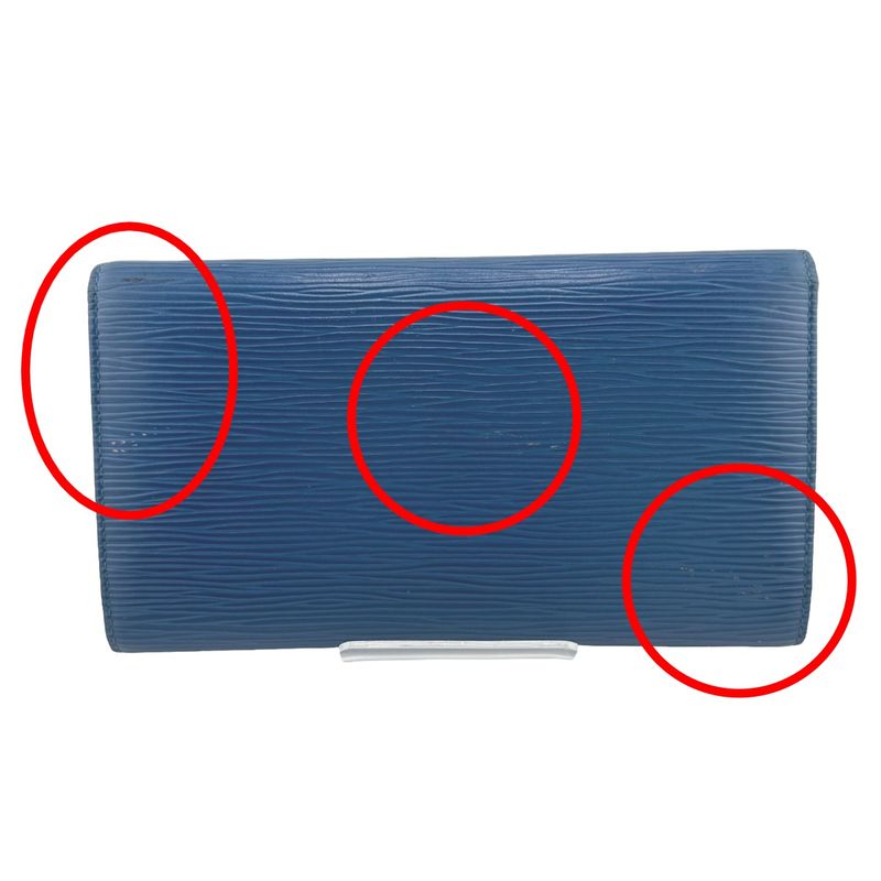 Louis Vuitton M63385 Epi Long Wallet Porte Trésor International Long Wallet
