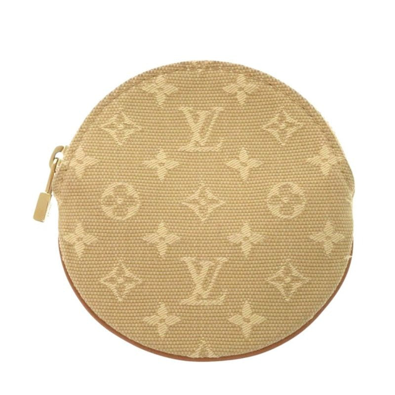 Louis Vuitton Porte Moneron Monogram Mini Beige Coin Case 0792
