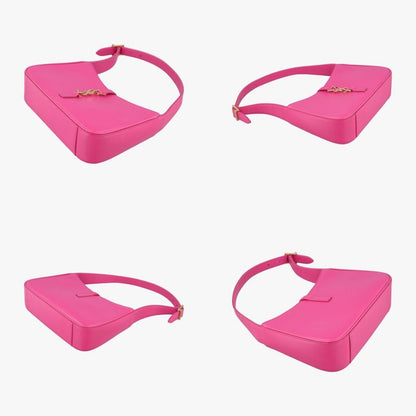 Yves Saint Laurentyves Saint Laurentle 5 A 7 Mini Hobo Rose Redleather 657228plb