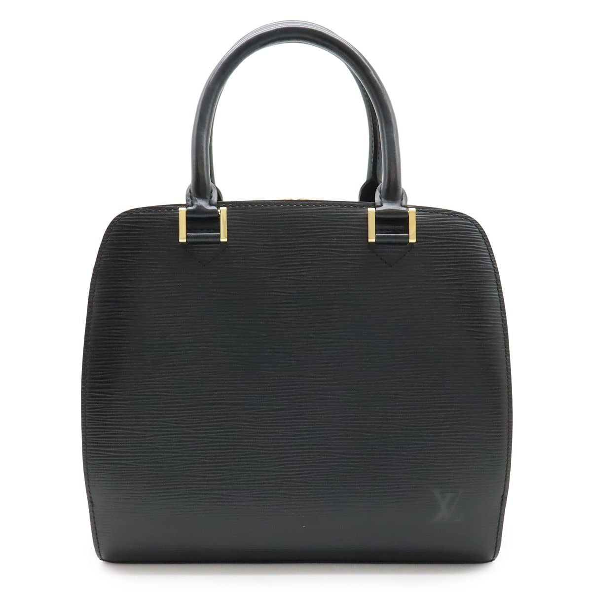 Louis Vuitton Epi Pont Neuf Handbag Leather Noir Black Gold