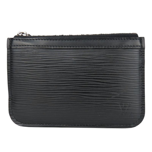 Louis Vuitton Coin Case Pochette Cles Epi Leather Noir Black Silver
