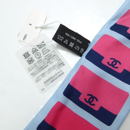 Chanel Headband Twilly Coco Mark 100% Silk Scarf With Tag Chanel