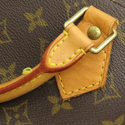 Louis Vuitton Handbag Speedy 30 Monogram Canvas Monogram Gold Hardware Brown