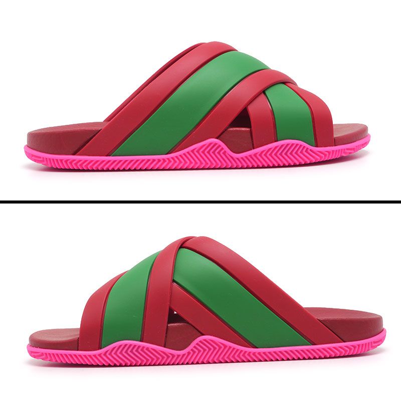 Gucci Sherry Line Sandals 627820 Size 37 Red