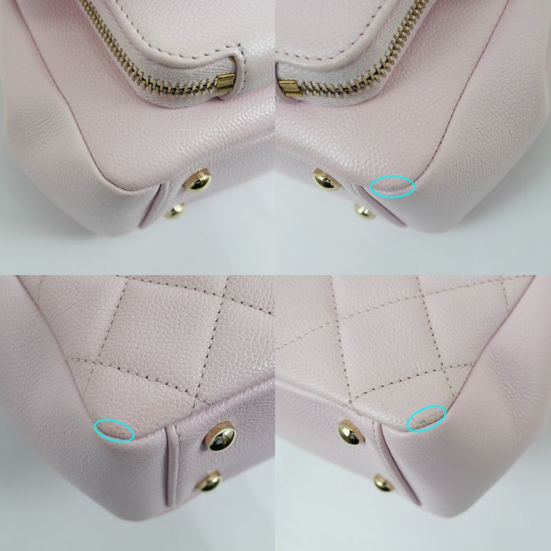 Chanel Business Affinity A93607 Pink Matelasse Caviar Hand Shoulder Bag