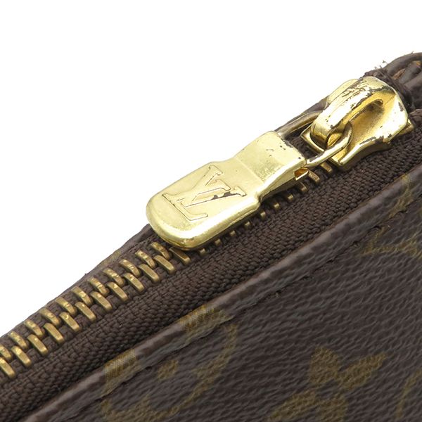 Louis Vuitton Clutch Bag Poche Documents Monogram Canvas Monogram Gold Hardware