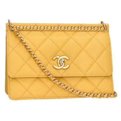 Chanel Caviar Skin Chain Shoulder Bag Women