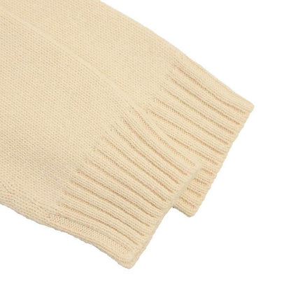 Loewe Animal Print Cropped Knit Sweater S800y14k34 Ecru XS