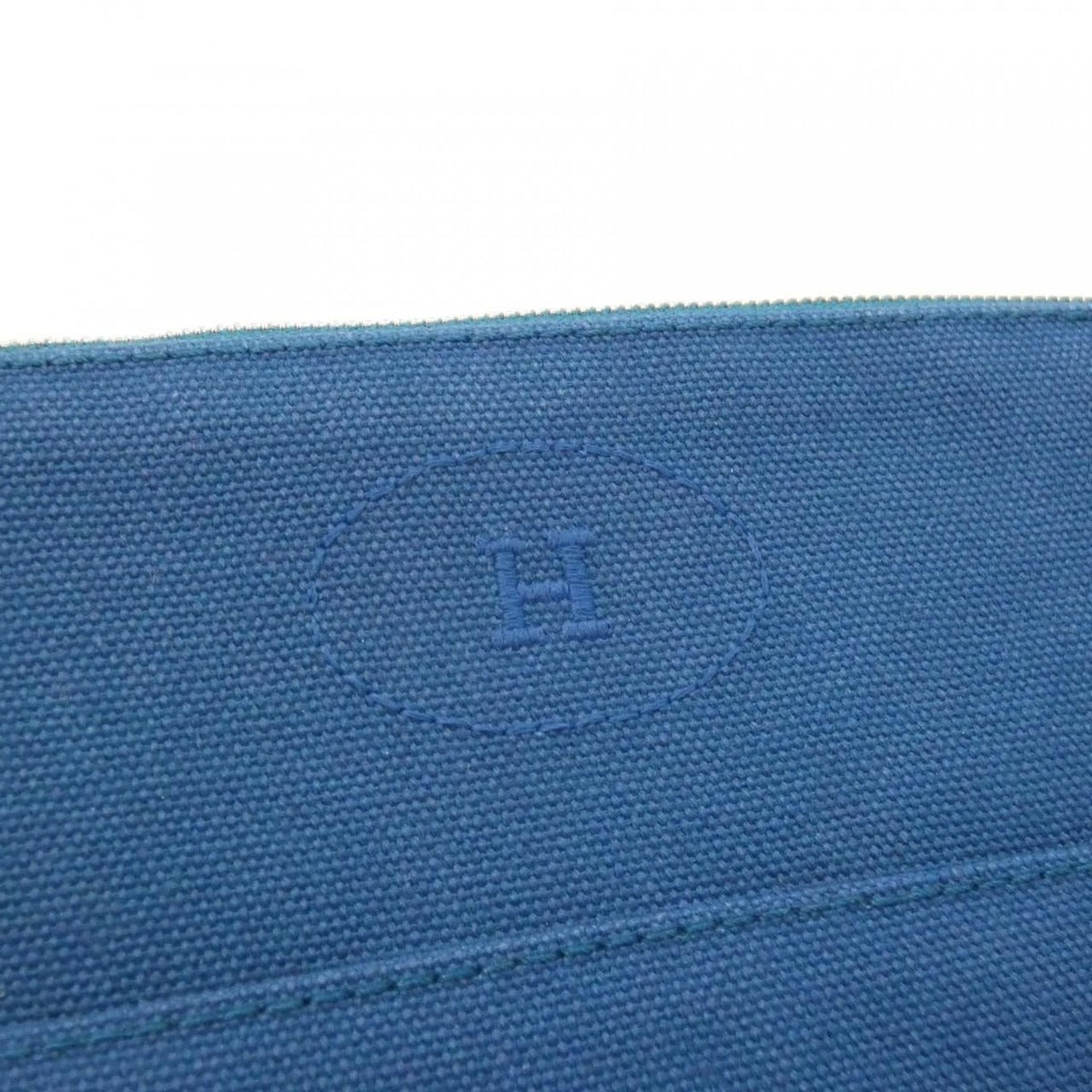 Hermes Boreed MM Pouch Blue Petrole — view 4