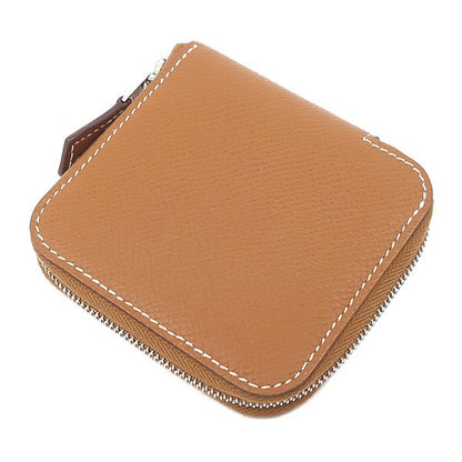 Hermes Coin Case Azap Silk Quinn Mini Coin Case Vaux Epson Gold Silver Hardware