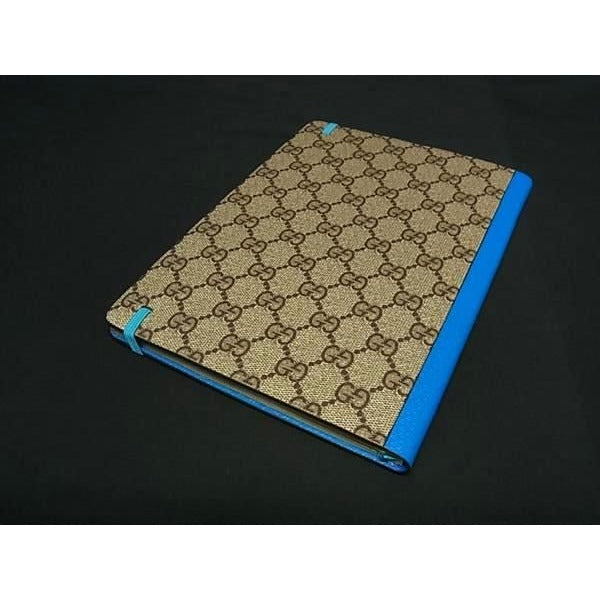 Gucci GG Pattern Disney Collaboration Donald Duck Leather Notebook — view 2