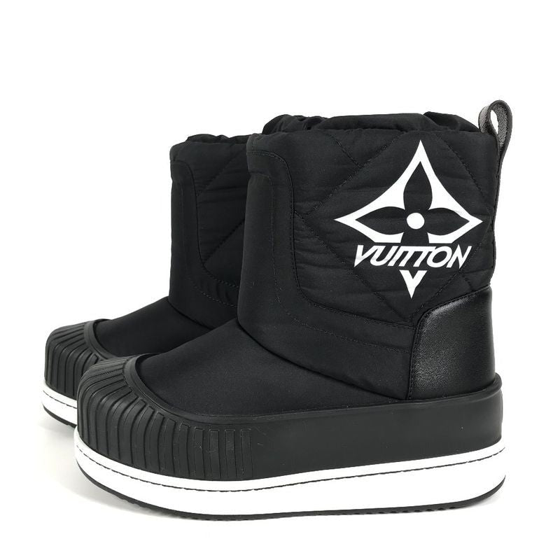 Louis Vuitton Boots Logo Snow Short 36 Black