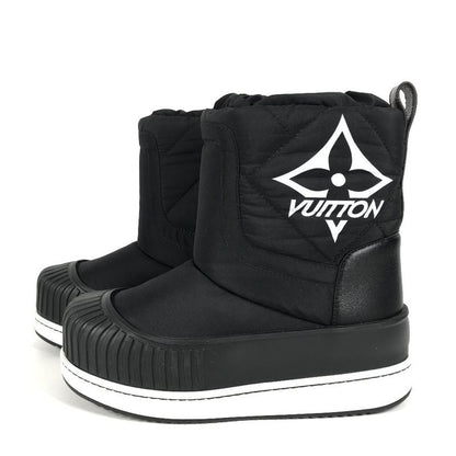 Louis Vuitton Boots Logo Snow Short 36 Black