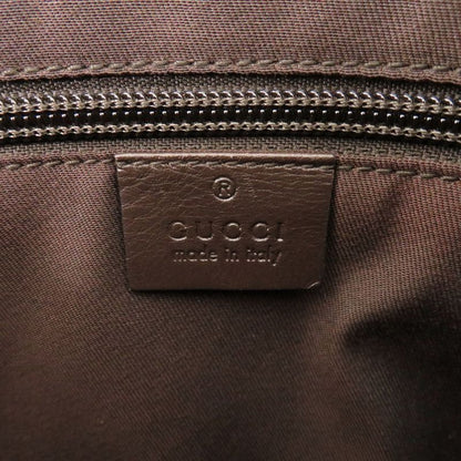 Gucci 145857 GG Canvas Brown Shoulder Bag Brown 0470 Gucci