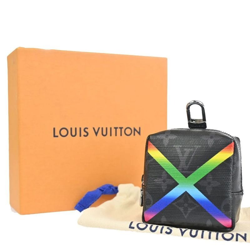 Louis Vuitton Pouch Eclipse Shiny Bijoux Sac Square Rainbow Mp2467 73 Fa387