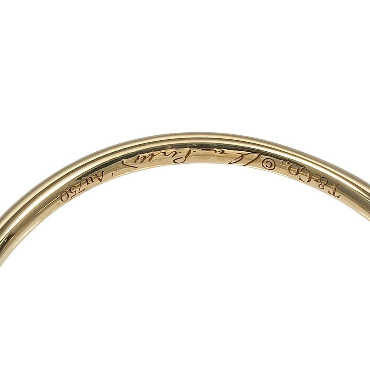 Tiffany & Co Wave Single Row 18k Yellow Gold Diamond Ring — view 5