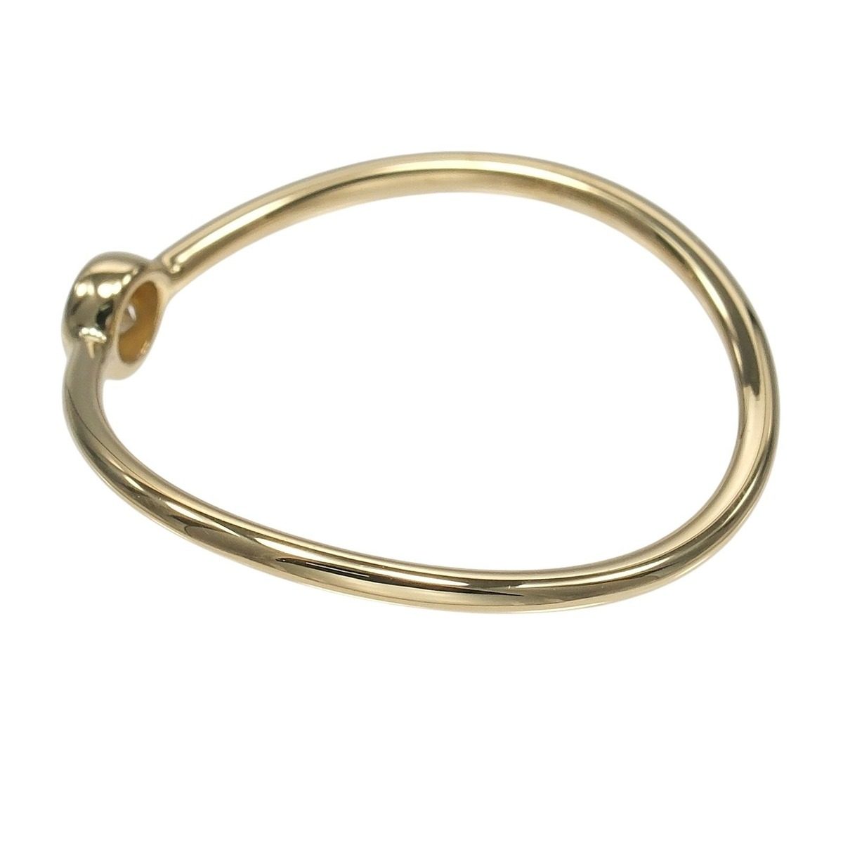 Tiffany & Co Wave Single Row 18k Yellow Gold Diamond Ring — view 8