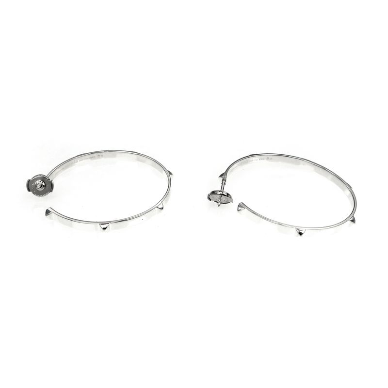 Hermes Earrings Cour De H Pair Ag925 Silver - Accessories - Others