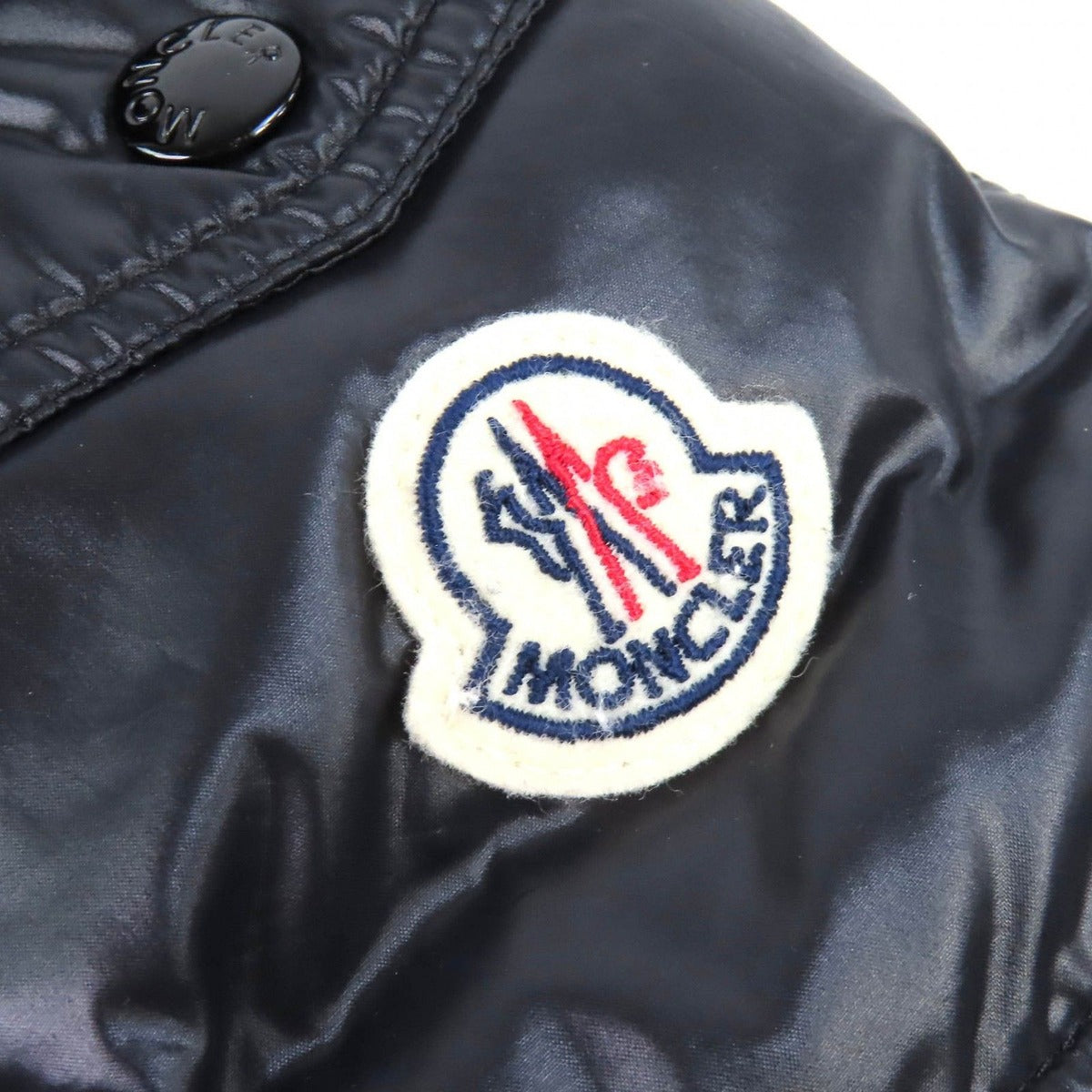 Moncler Maya Logo Patch Hooded Double Zip Down Jacket Black 2 — view 5