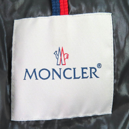 Moncler Maya Logo Patch Hooded Double Zip Down Jacket Black 2 — view 7