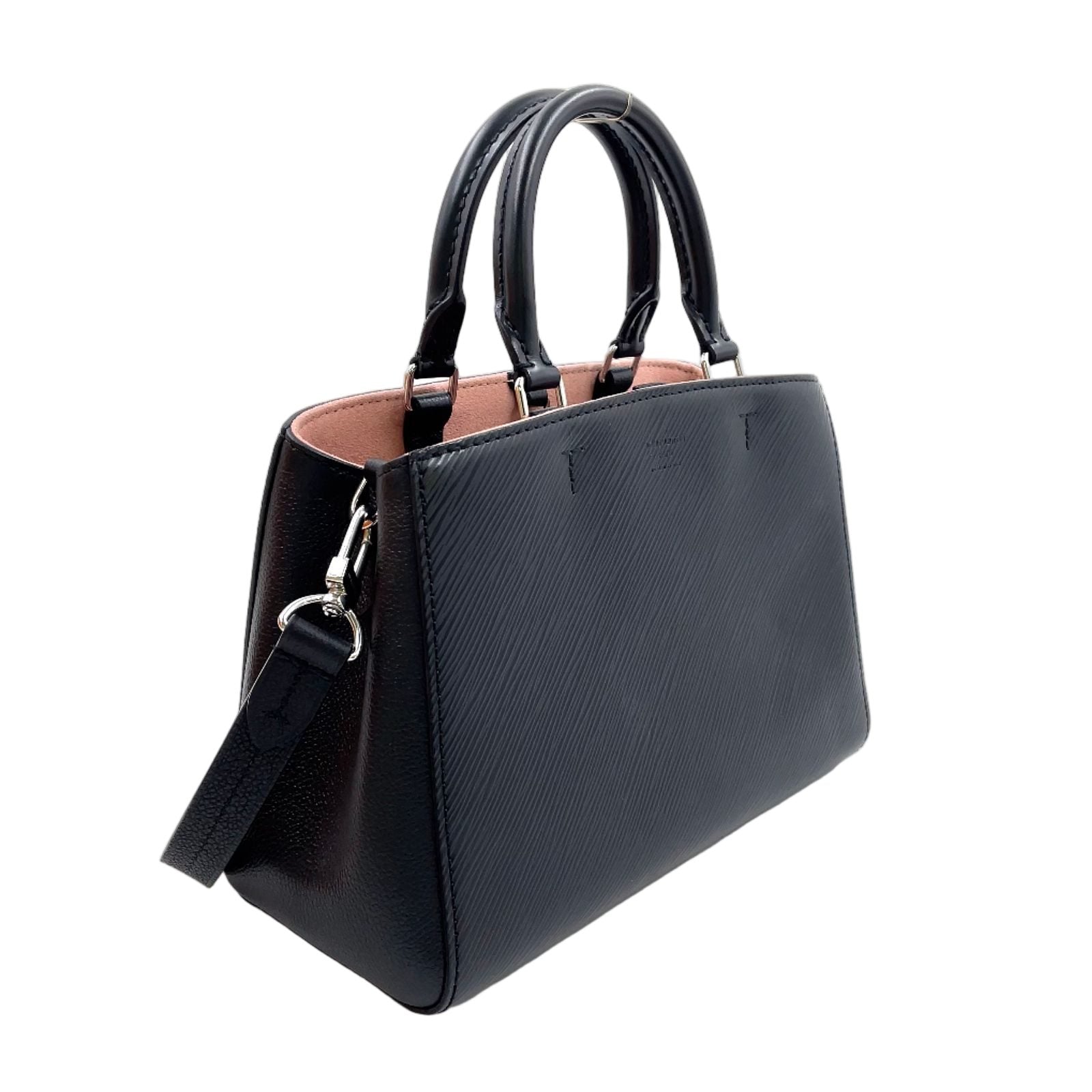 Louis Vuitton Marelle Tote BB Epi Noir Leather Pink Beige Black White Shoulder — view 2
