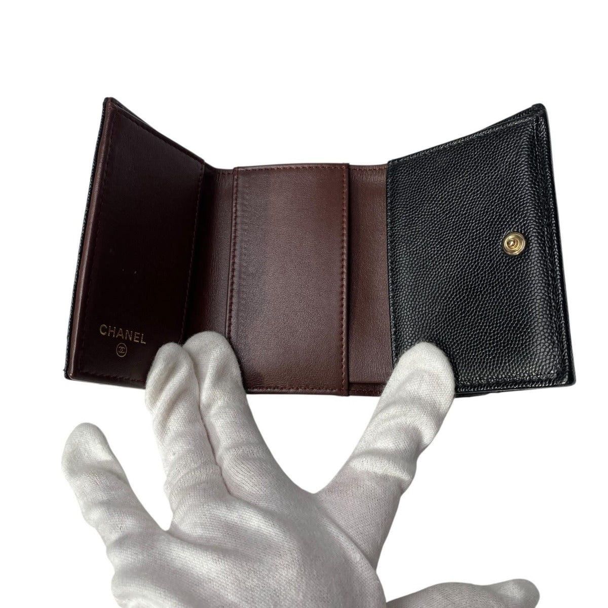 Chanel Quilted Classic Small Trifold Wallet — view 7