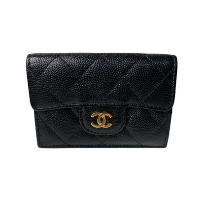 Chanel Quilted Classic Small Trifold Wallet