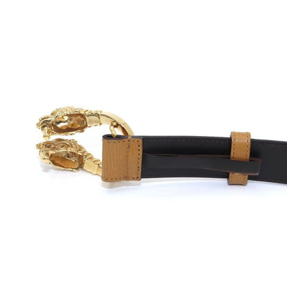 Gucci Double Taiga Head Buckle Leather Belt 70 28 037 1766 1424 Beige — view 4