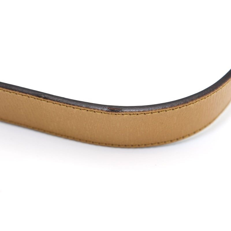 Gucci Double Taiga Head Buckle Leather Belt 70 28 037 1766 1424 Beige — view 8