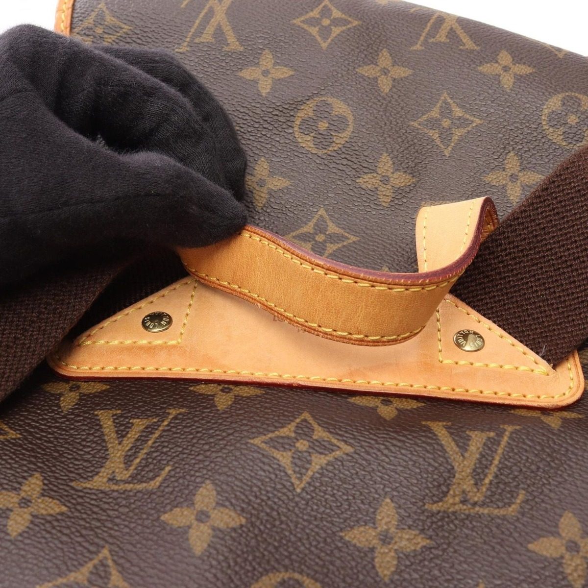 Louis Vuitton Backpack a Dos Bosfoll Canvas Leather Sac — view 13