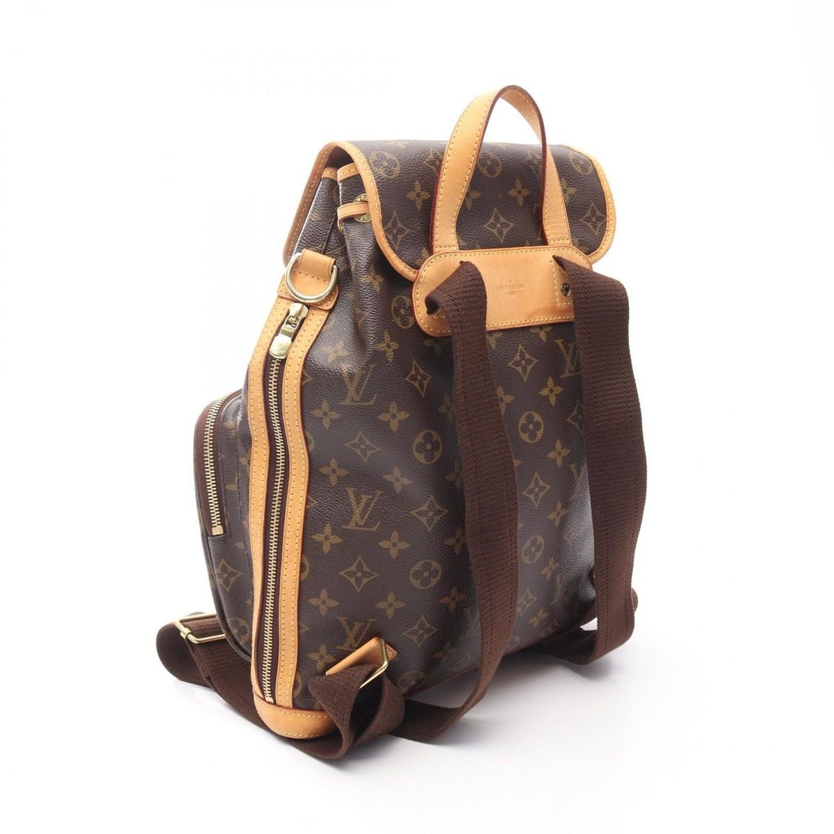Louis Vuitton Backpack a Dos Bosfoll Canvas Leather Sac — view 2